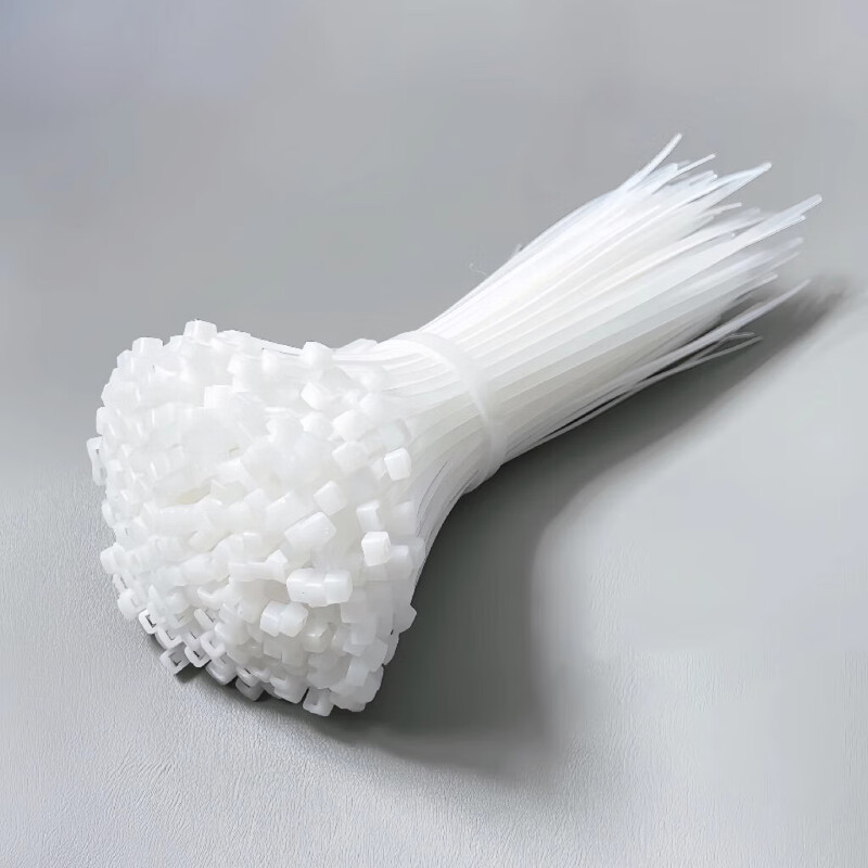 Beifote nylon cable tie self-locking nylon cable tie plastic strap fixed cable buckle 1.9*100mm (1000 pieces)