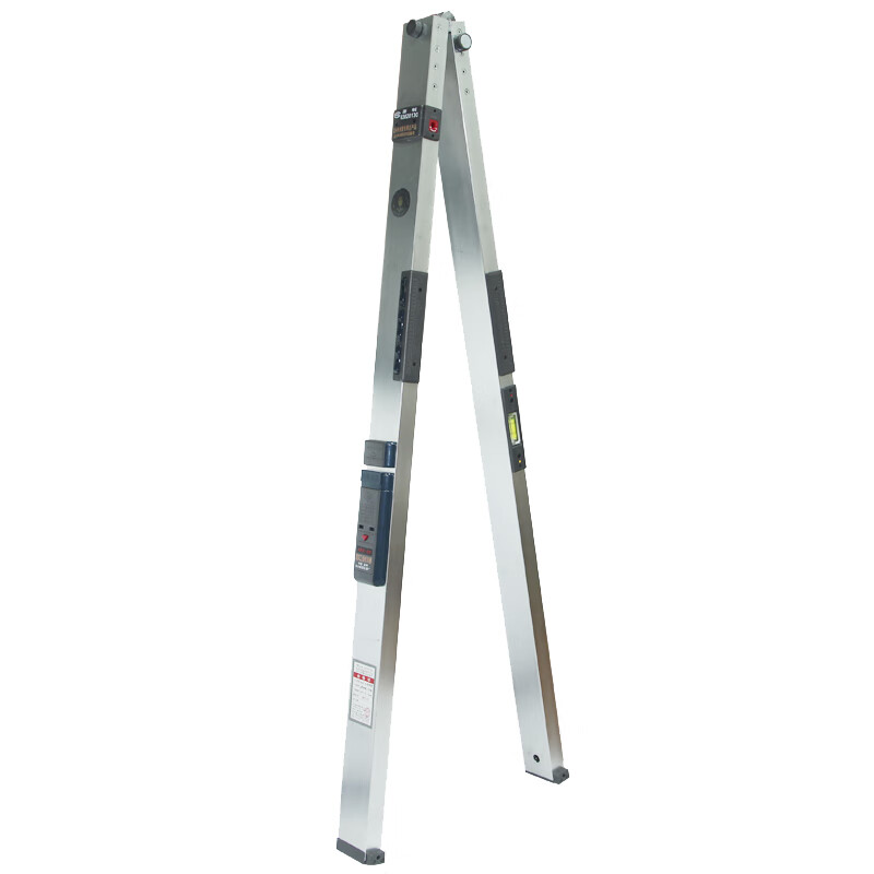 Jiang Zhiai 2-meter ruler two-meter project vertical flatness detection ruler folding horizontal ruler house inspection tool set empty drum hammer 2-meter ruler South