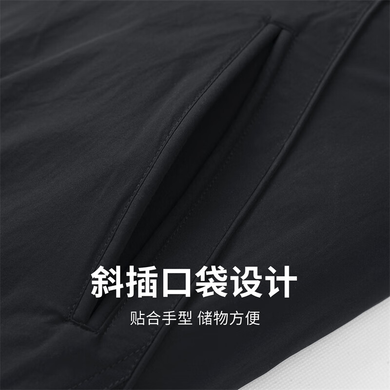 Dances with Wolves Quilted Aviator Baseball Collar Jacket Men's 2025 Autumn and Winter New Workwear Warm Casual Jacket 1076 Black 001 M (170)