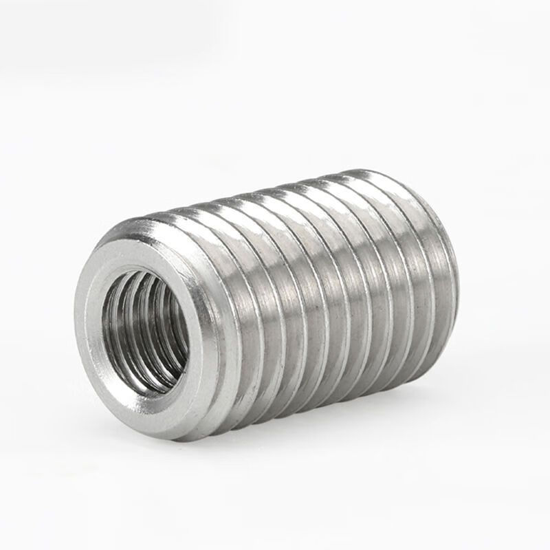 Stainless steel screw nut set with internal and external threads M2-M12 304 connector conversion nut thread protective sleeve inner diameter * outer diameter M2 * M4 8 pieces height 10 mm