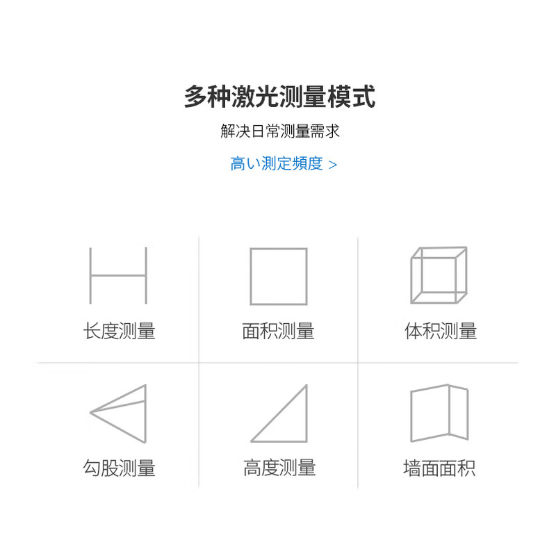 Green Forest Mini Rangefinder High-Precision Electronic Ruler Room Artifact Small Laser Measuring Instrument Indoor Handheld Seiko Style Japanese Rangefinder (40 Meter Range Measurement