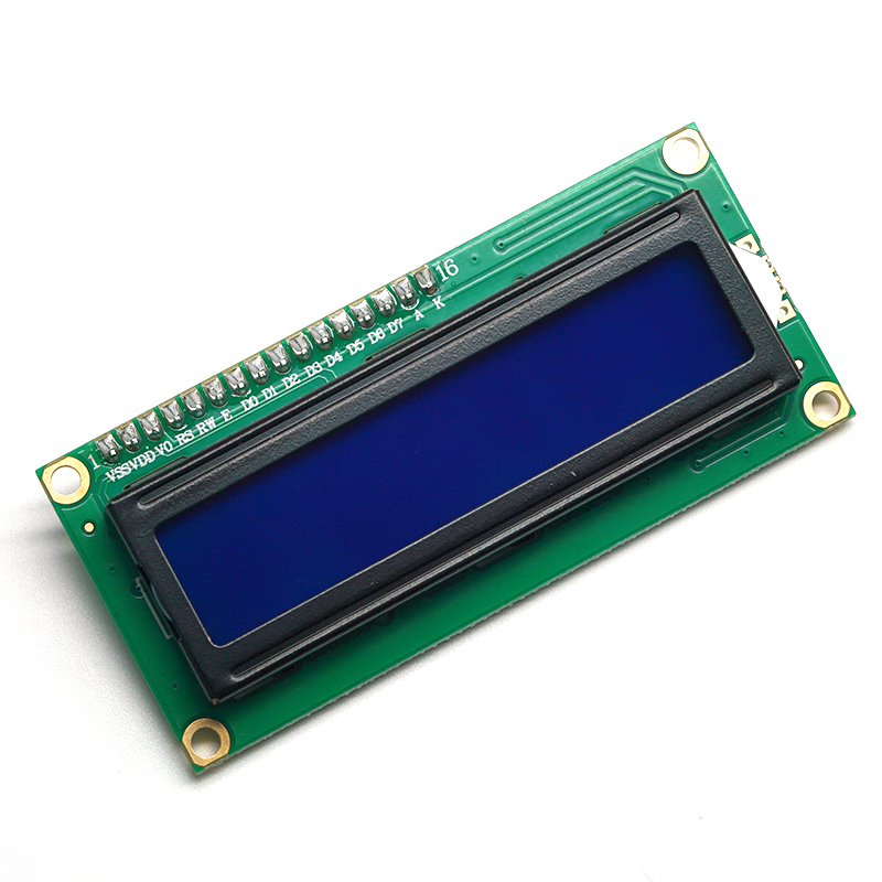 Throwing stones character LCD liquid crystal display module 1602 2004 display screen with backlight LCD screen LCD1602, 3.3V yellow-green screen