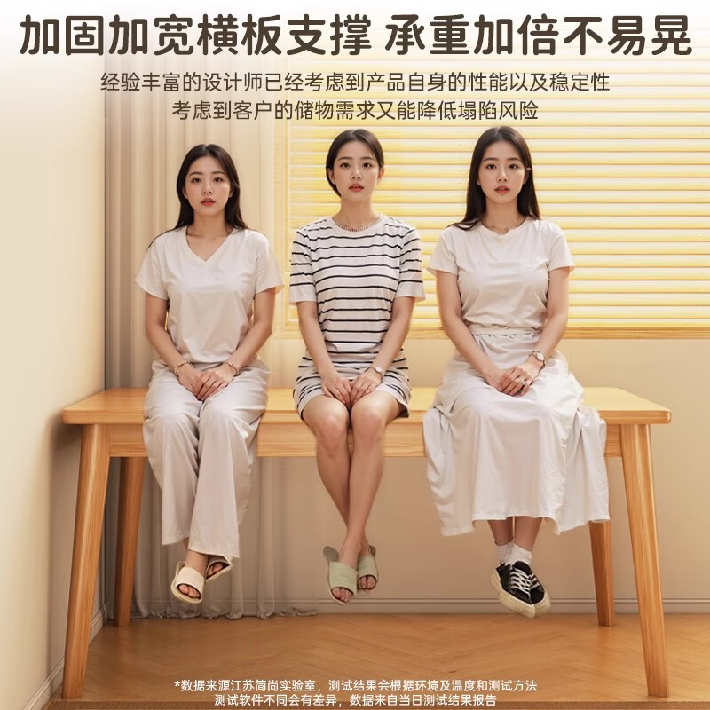 Muga desk bookcase integrated table student home study desk bedroom desktop computer table solid wood legs office desk thick pure solid wood legs walnut color 120*55CM