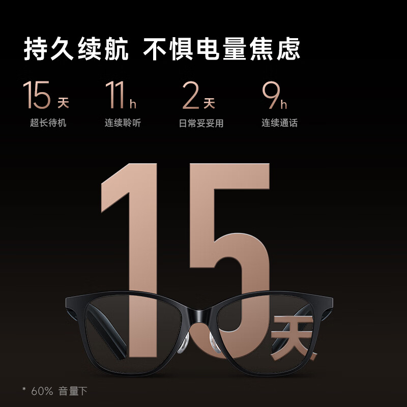 SUPERHEXA AI Smart Glasses Audio Non-AR Real-time Translation Glasses for Going Abroad Wireless Bluetooth Glasses Conference Assistant Square Frame Cat Eye Style Ice Brown Technology New Year Gift