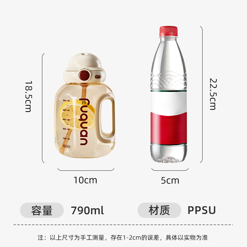 Private high-quality ton bucket children's water cup summer direct drinking straw cup ppsu ton big belly cup outdoor large capacity kettle