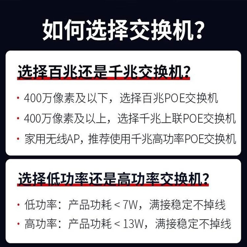Hikvision (HIKVISION) Hikvision monitoring POE power supply 100M 4282 national standard 48V network cable power supply switch DSXS10P HIKVISION POE repeater 1 to 2 DSXS03PR