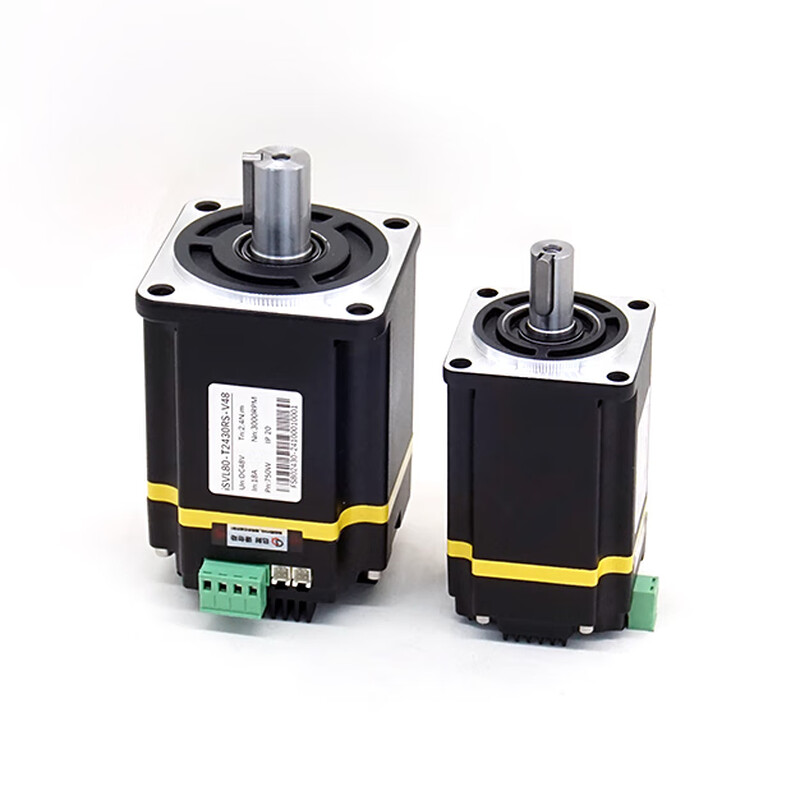 Yue Changsheng era superior 24V48V low voltage DC servo motor All pulse 485/CAN communication built-in driver debugging board pulse + CAN