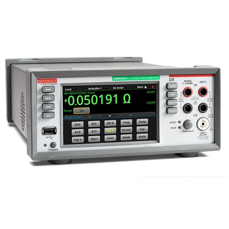TEKTRONIX DMM6500 desktop multimeter digital low power multimeter six and a half digit touch screen