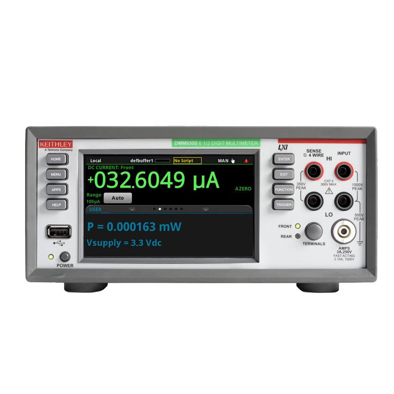 TEKTRONIX DMM6500 desktop multimeter digital low power multimeter six and a half digit touch screen