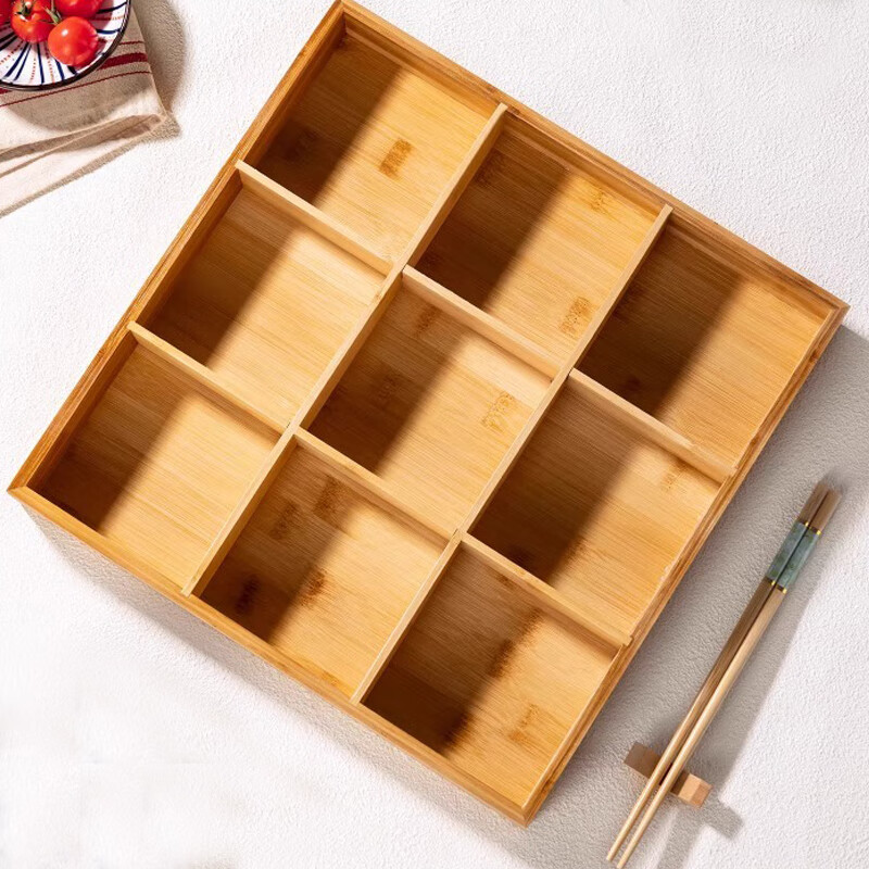 Fengtuoling Japanese hot pot dish nine-grid hot pot platter barbecue shop vegetable tray dried fruit plate snack snacks divided plate nine-point grid hot pot preparation plate/dried fruit plate