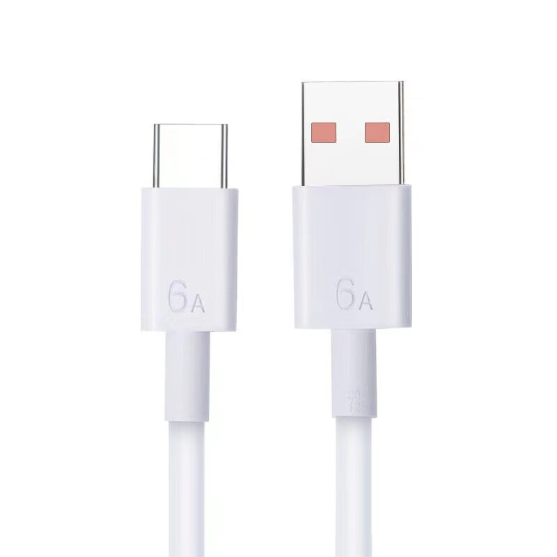 Original adapted Huawei charging cable 6A fast charging data cable mobile phone type-c data cable Honor usb flash charging cable 66w charging cable Huawei charging cable fast charging 2 meters 6A TYPEC 1 meter cable round mouth 1 pack