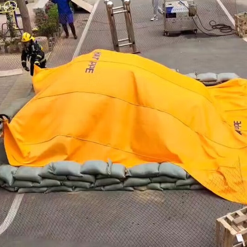 Haiante New Energy Vehicle Fire Control Blanket High Silicone Fire Extinguishing Blanket 6X8 Meter High Temperature Resistant Fire Fighting Vehicle Fire Parking Lot Prevention Control Explosion-proof Fire Extinguishing 6*8 Meters 1100