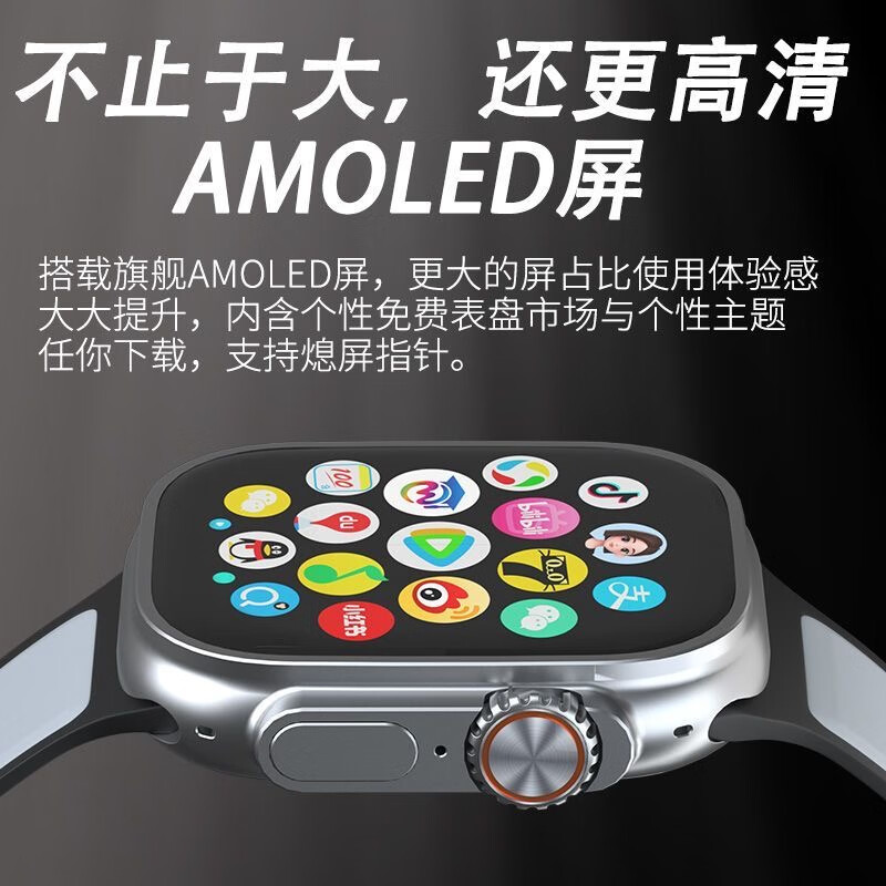 Huaqiangbei online s11ultra5 fingerprint unlocked version Huaqiangbei watch top version S10 phone card smart watch 5G full network access junior high school students adult students official flagship model Ultra5 fingerprint unlocked version gold 256G smooth chip-play large games-AMLED screen