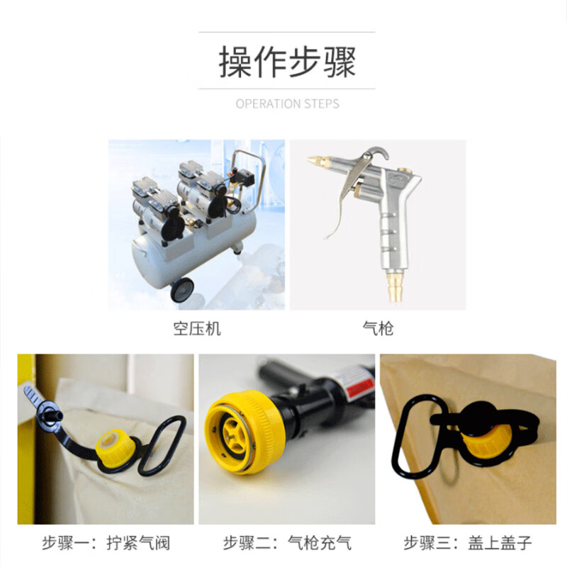 Beifute Container Inflatable Bag Cushioning Air Bag Air Kraft Paper Anti-collision Container Gap Filling Bag 50cm*60cm (5 pieces)