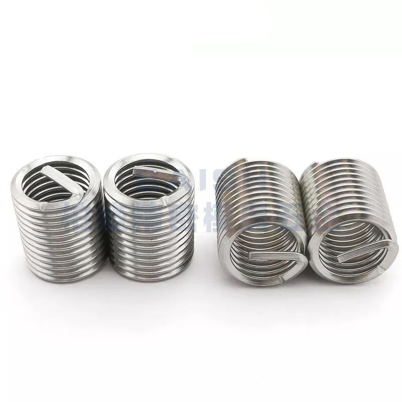 Thread protection sleeve stainless steel sleeve M12-M24 steel wire sleeve screw sleeve spring wire sleeve steel wire screw sleeve brace standard M12*1.75*1D200 pieces