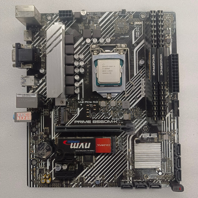 Intel Core G5900 G6400 i3-10100F 10105F i5-10400F i5-10600KF i7-10700 10700KF i9-10900F 10900KF processor CPU i5-10600 second-hand CPU/free silicone grease/one-year warranty