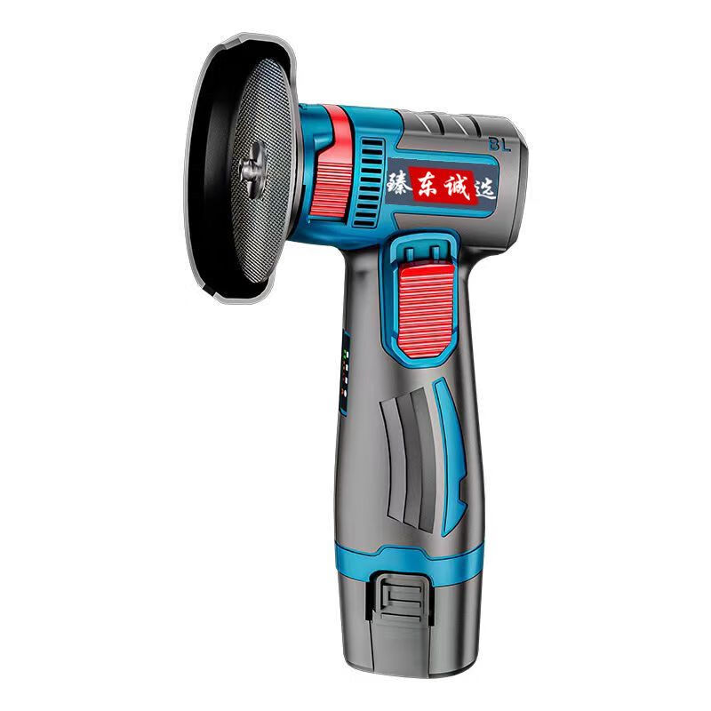 Dongcheng model mini lithium electric angle grinder household rechargeable cutting machine grinder electric hand grinder polisher Dongcheng model 21VF mini grinder standard with Yidian