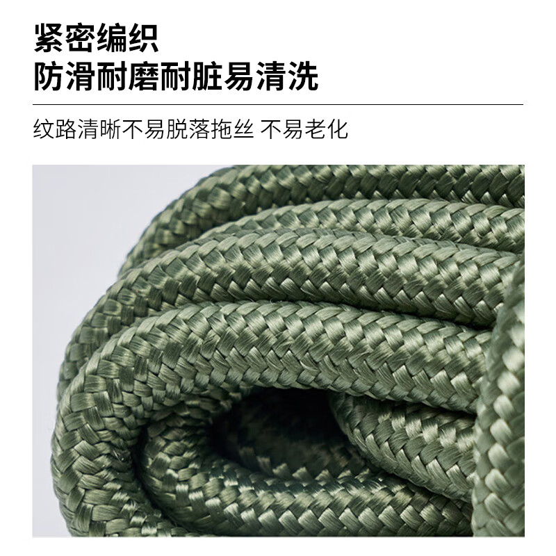 Jiuqiangu nylon rope 8mm*100 meters, military green packing rope, packing tape, high-strength bundling rope, core-covered wear-resistant and anti-aging nylon tie, braided rope, clothesline, packaging rope