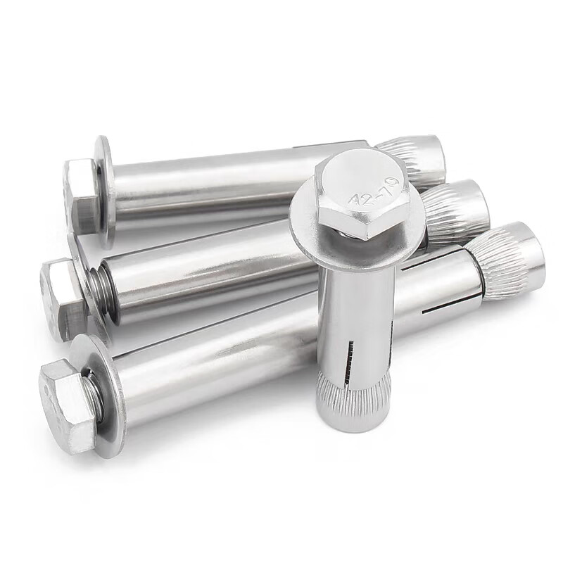 Jingxuan 304 stainless steel expansion screw external hexagonal internal expansion lengthened pull explosion internal forced built-in expansion tube m6m8m10 M8*80 (15 pieces) 304
