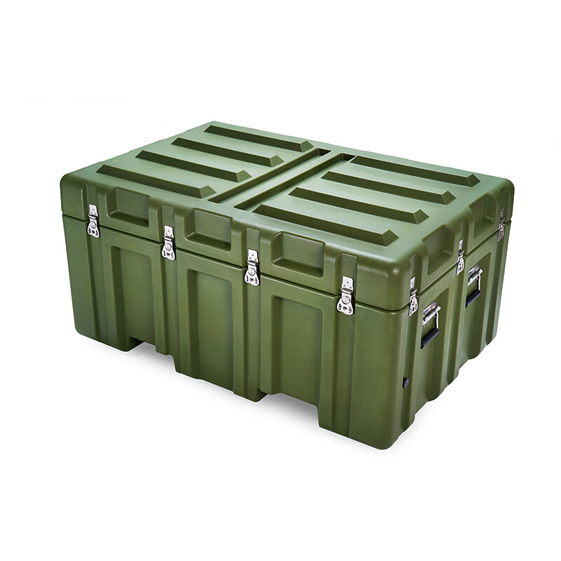 Far East rotomolding box airdrop box modular combination storage and transportation box special equipment box pallet instrument packaging box military green 1200*800*600mm