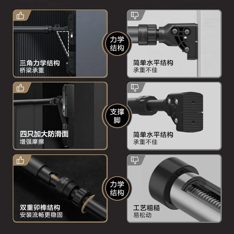 Made in Tokyo, horizontal bar indoor home pull-up device without punching single pole adult fitness equipment door hanging bar medium and long