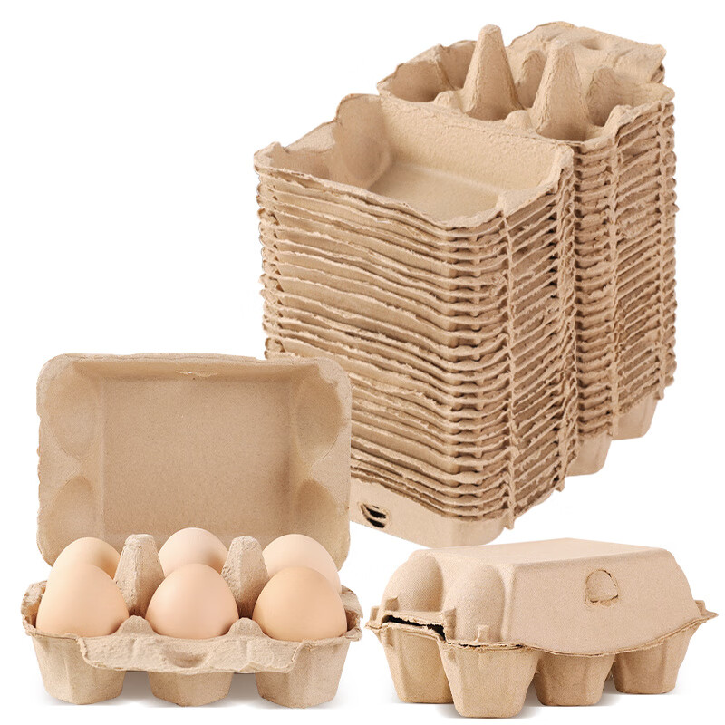 TMJD MISS egg tray packaging box paper pulp egg tray packaging box 6 pieces 8 pieces 10 pieces 12 pieces 15 pieces egg protection 8 pieces egg tray 100 pieces