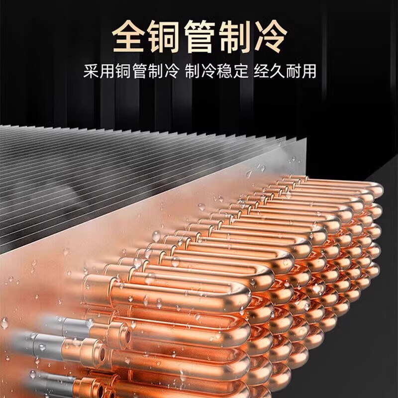 Chigo Display Cabinet Refrigerated Large Capacity Beverage Cabinet Freezer Commercial Fresh Cabinet Supermarket Glass Door Refrigerator Vertical Beer Cabinet Double Door Lower Machine 588L Direct Cooling Energy Saving Level 1 Energy Saving 30%