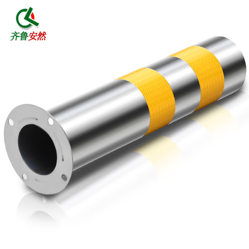 Qilu Anran car blocking column stainless steel road dividing pile anti-collision column isolation warning bar parking space stainless steel car blocking column ordinary type with screws