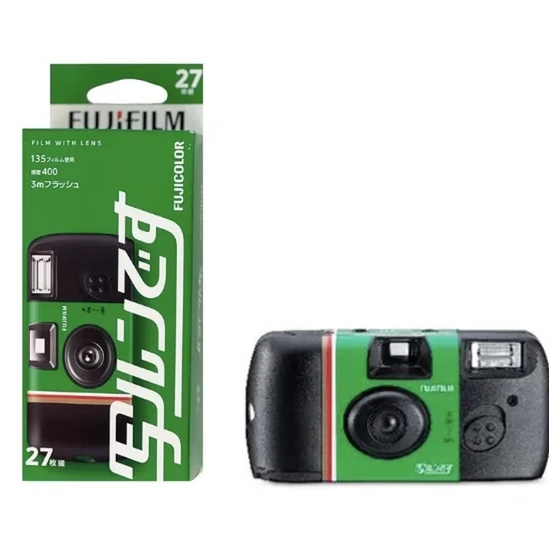 FUJIFILM/Fuji Simple ACE disposable film camera retro film machine SIMPLE ACE (27 photos*1) Packaging is sent randomly