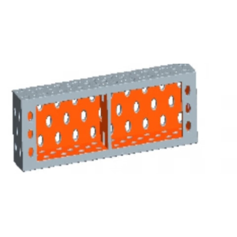 FHJQB three-dimensional flexible welding platform tooling fixture positioning square ruler flat ruler screw clamp quick locking pin U-shaped square box-casting 1000x200x200