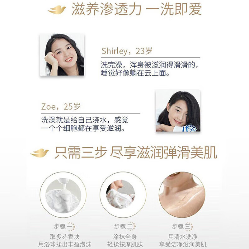 Dove Soap Softening Cream Fragrance Bar Value Pack Redeem 90g*3 Bars (Total 3 Bars)