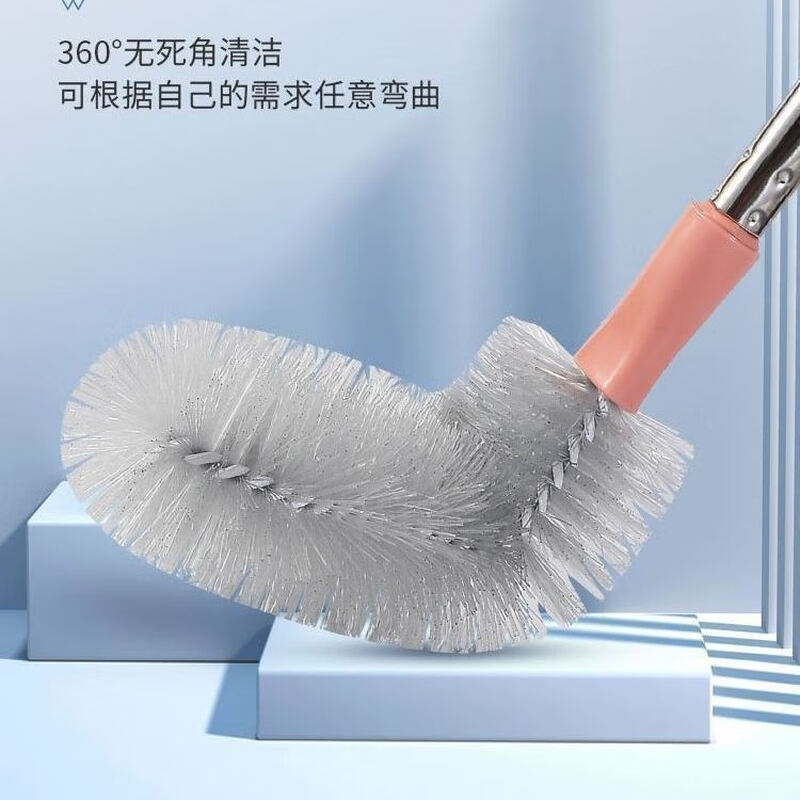 Kelibang Bucket Brush Curved Mineral Water Bucket Long Handle Brush Stainless Steel Handle Bucket Brush Head KB2043