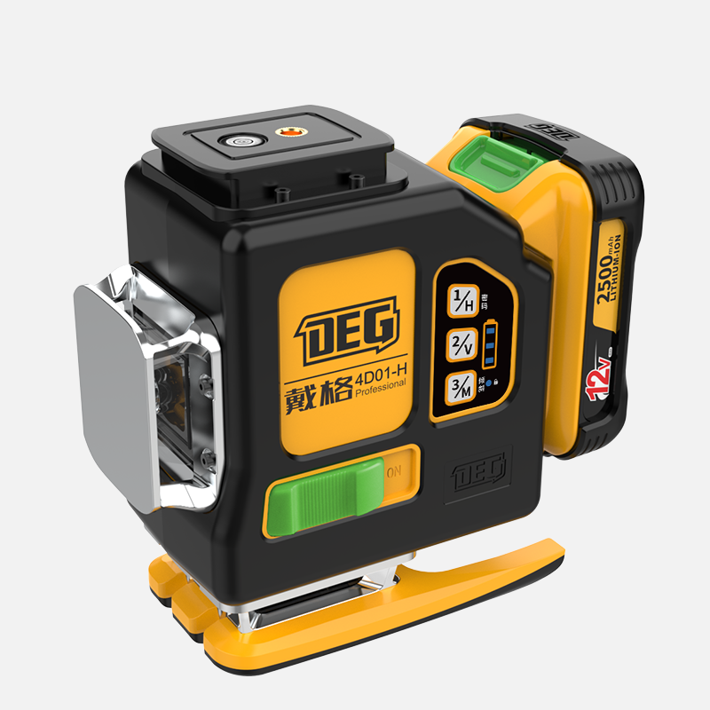 Dai Ge Hercules level meter 12 lines 8 lines ultra-bright outdoor large lithium battery high-precision laser wall floor meter F model 4 lines LD red light standard