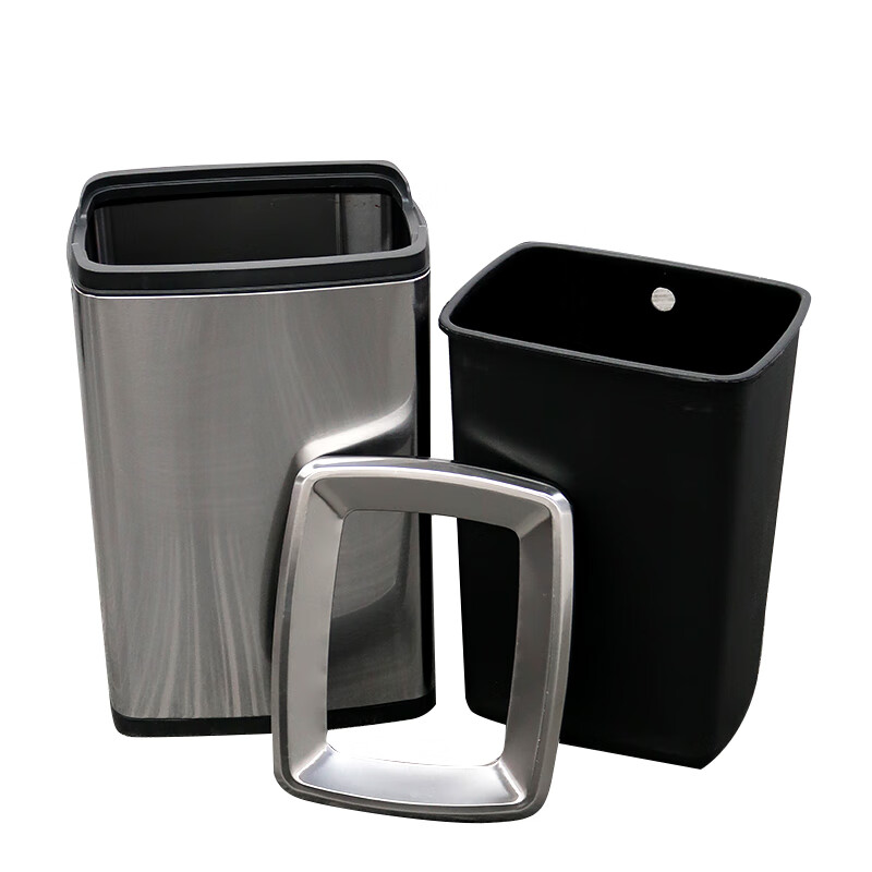 Maireo 20L direct throw stainless steel trash can commercial large capacity