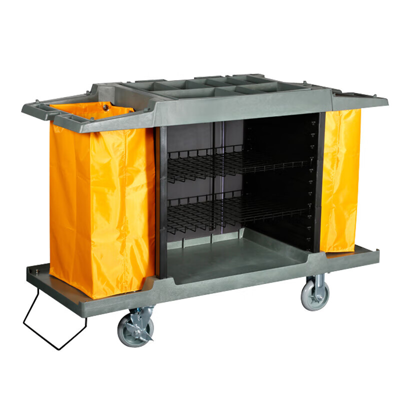 Baiyun Cleaning Bilateral Linen Truck Hotel Cleaning Truck Work Truck Guest Room Entrance Truck Plastic Cleaning Truck Silent (Three Layers) Door-to-Door Delivery in Guangdong Area