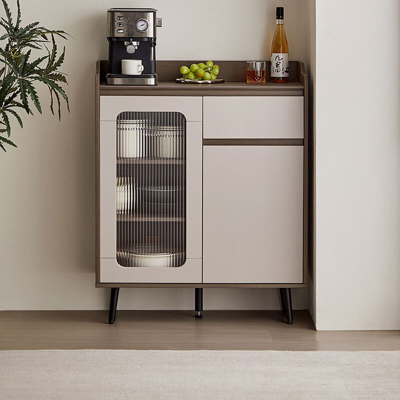 Lin's home cabinet living room storage cabinet wall-mounted integrated sideboard cabinet small apartment tea cabinet OV4T