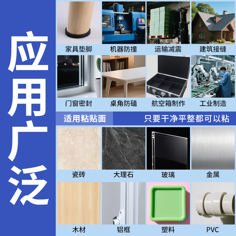 Milechi eva sponge gasket waterproof anti-slip high elastic foam board shock absorption buffer non-slip wear-resistant foam board self-adhesive adhesive sealing board high-density anti-collision sound insulation cotton adhesive eva board 1 meter * 1 meter 1 piece 1mm thick