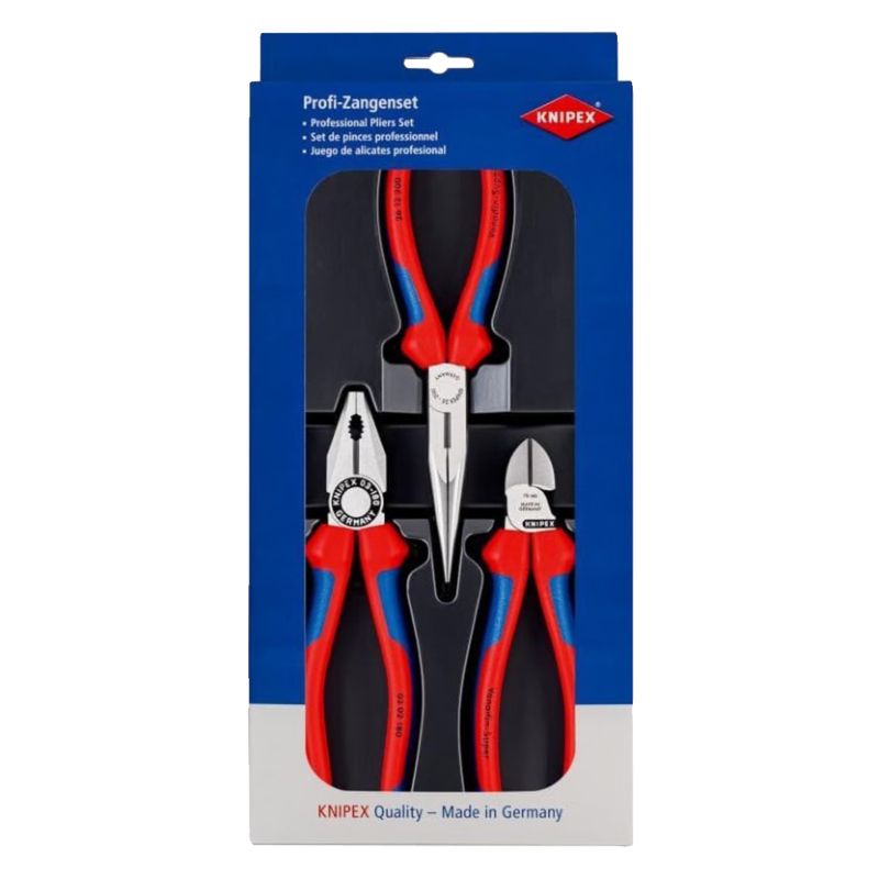 Kenipac Kenipack wire pliers needle nose pliers diagonal pliers set multi-functional household pliers 002010 powerful wire pliers set