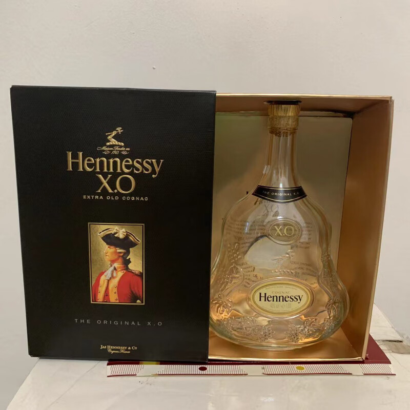 Zailou Hennessy XO 14 pounds original high-end empty bottle bubble wine bottle decorative bottle with box 700ML second-hand 700ML single bottle without box