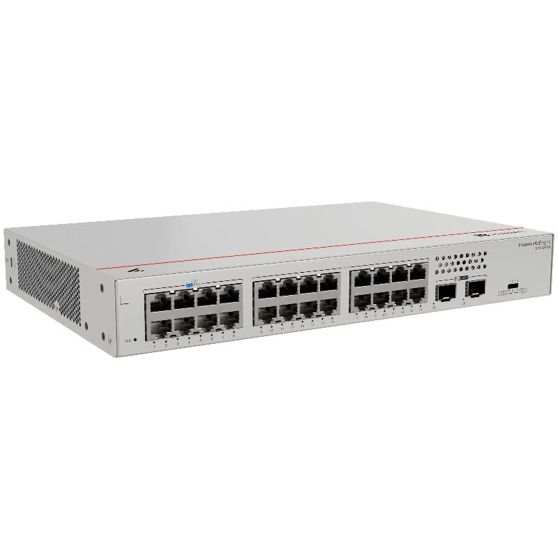 Huawei Kunling 24-port Gigabit switch S110-24T2S 24 electrical port + 2 optical port SFP network cable splitter network splitter switch Ethernet enterprise-level plug and play