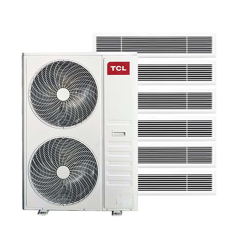 TCL home central air conditioner 5hp 6hp one to four one to three household multi-connected duct machine new level of energy efficiency hidden embedded multi-split full DC variable frequency fresh air air conditioner 7hp one to six large units preferred 10-year repair guarantee