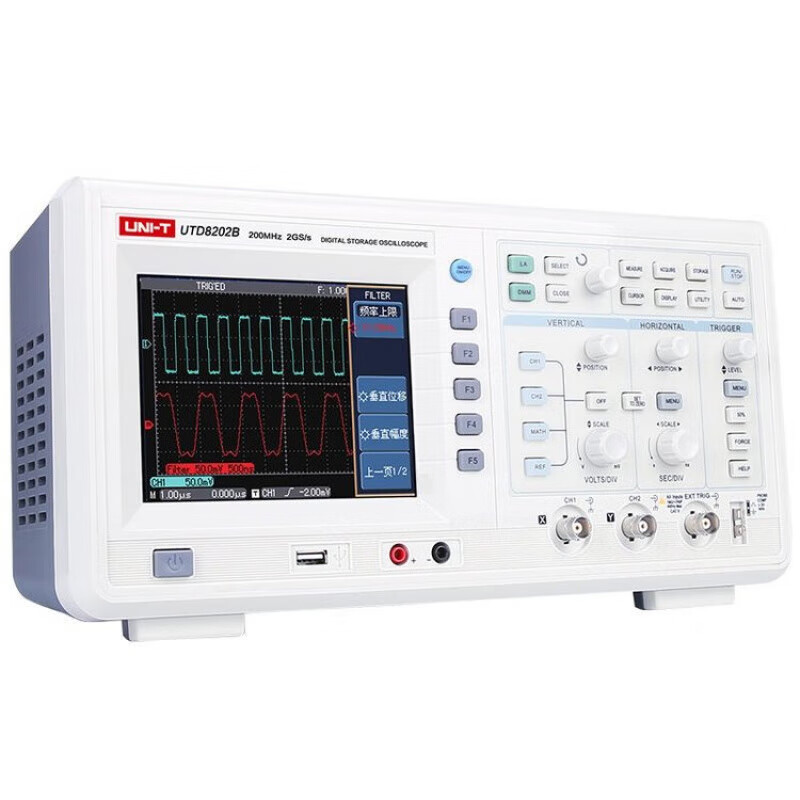 Uni-T Uni-T multifunctional digital storage oscilloscope 200M dual channel UTD8202B original genuine