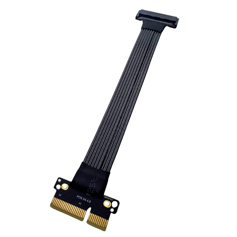 Yue Changsheng PCIE4.0 X4 to U.2U.3 solid state drive GEN4 4x high-speed silver-plated adapter cable U2U3 45A 45ABZ-25CM