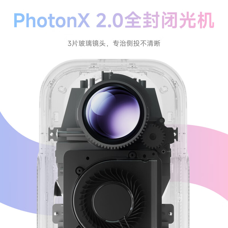 Xiaoming Q6 Neo PTZ Projector Home HD Portable Projector Smart Home Theater Bedroom TV National Subsidy 360 Turn PTZ Access Mijia