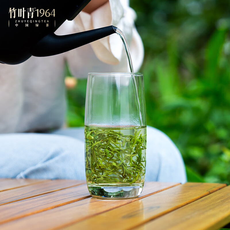 Bamboo Leaf Green 1964 Curly Green Tea Emeishan Grade One 100g Bag Stocking 2025 New Tea for Your Own Drink 16002