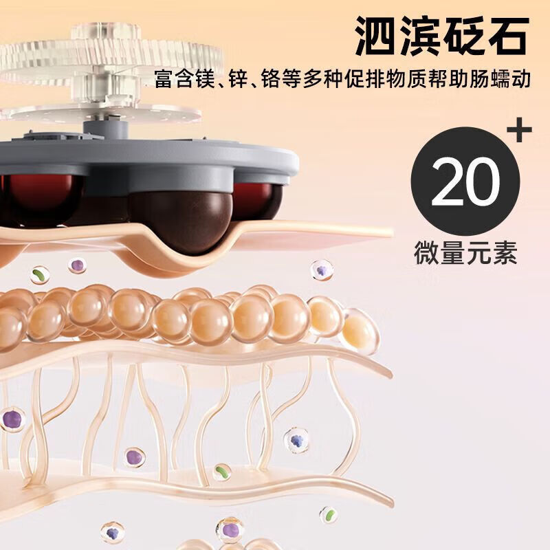 Royalstar Electric Meridian Brush Bianstone Abdominal Rubbing Instrument Massage Instrument Universal Intelligent Heating Vibrating Muscle Artifact for Chinese Valentine's Day Gift for Boyfriend, Girlfriend and Wife Single Tray Bianstone Model丨LCD Display + Smokeless Moxibustion + Long-lasting Battery Life