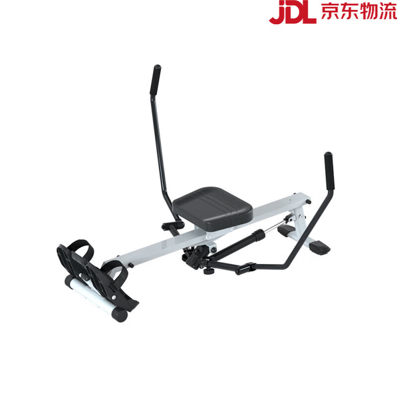 SEAN LEE new product super fat-burning simulated sculls hydraulic silent rowing machine home fitness equipment rowing machine silver large load-bearing_12 levels of resistance
