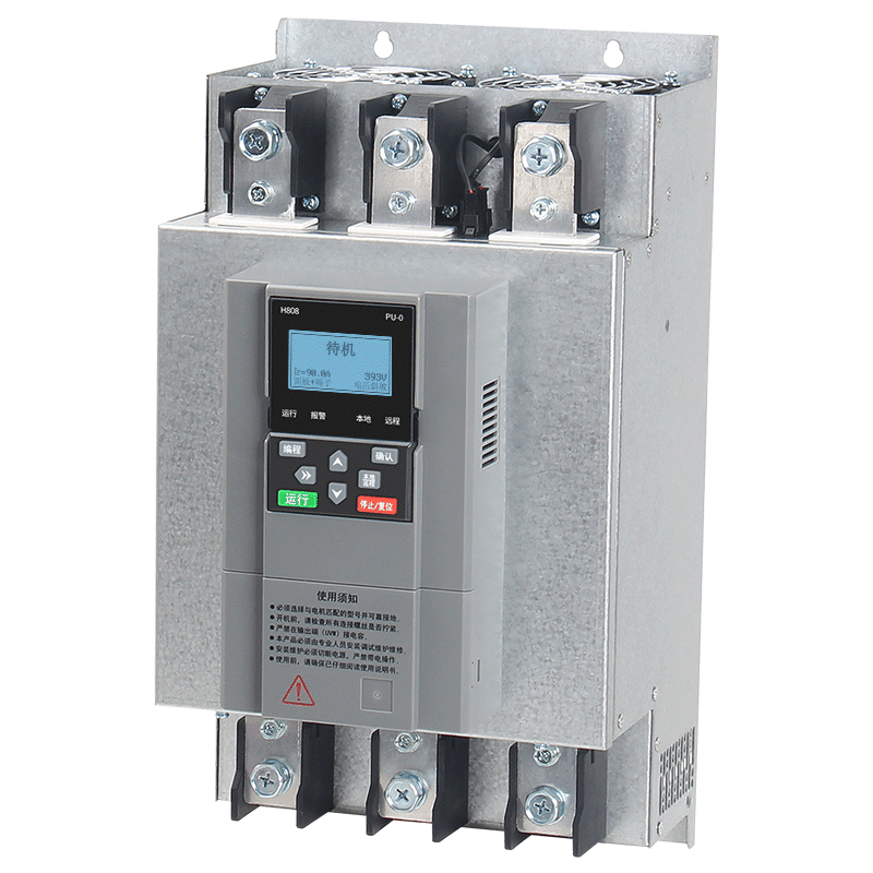 Shanghai People's soft start cabinet water pump fan three-phase motor online soft starter 11/30/45/75/90kw new online soft starter 45KW