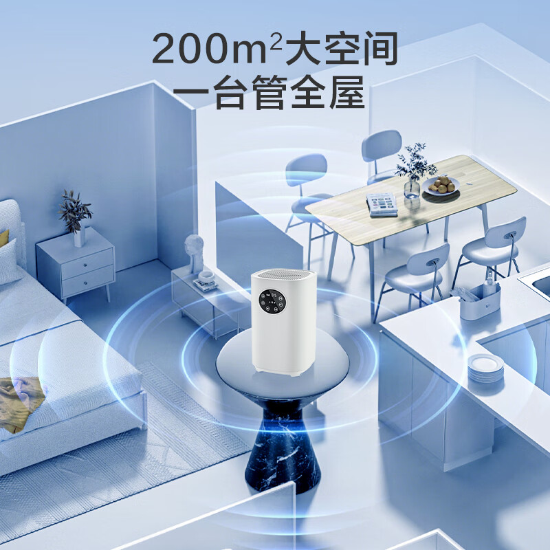 Made in Tokyo, the smart formaldehyde remover Pro air purifier removes formaldehyde with 0 consumables + built-in formaldehyde detection