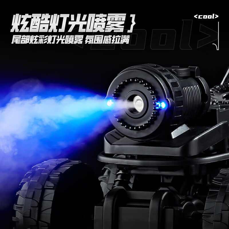 Ozhijia remote control car children's toy boy 3-6 years old water bomb spray alloy off-road vehicle New Year gift